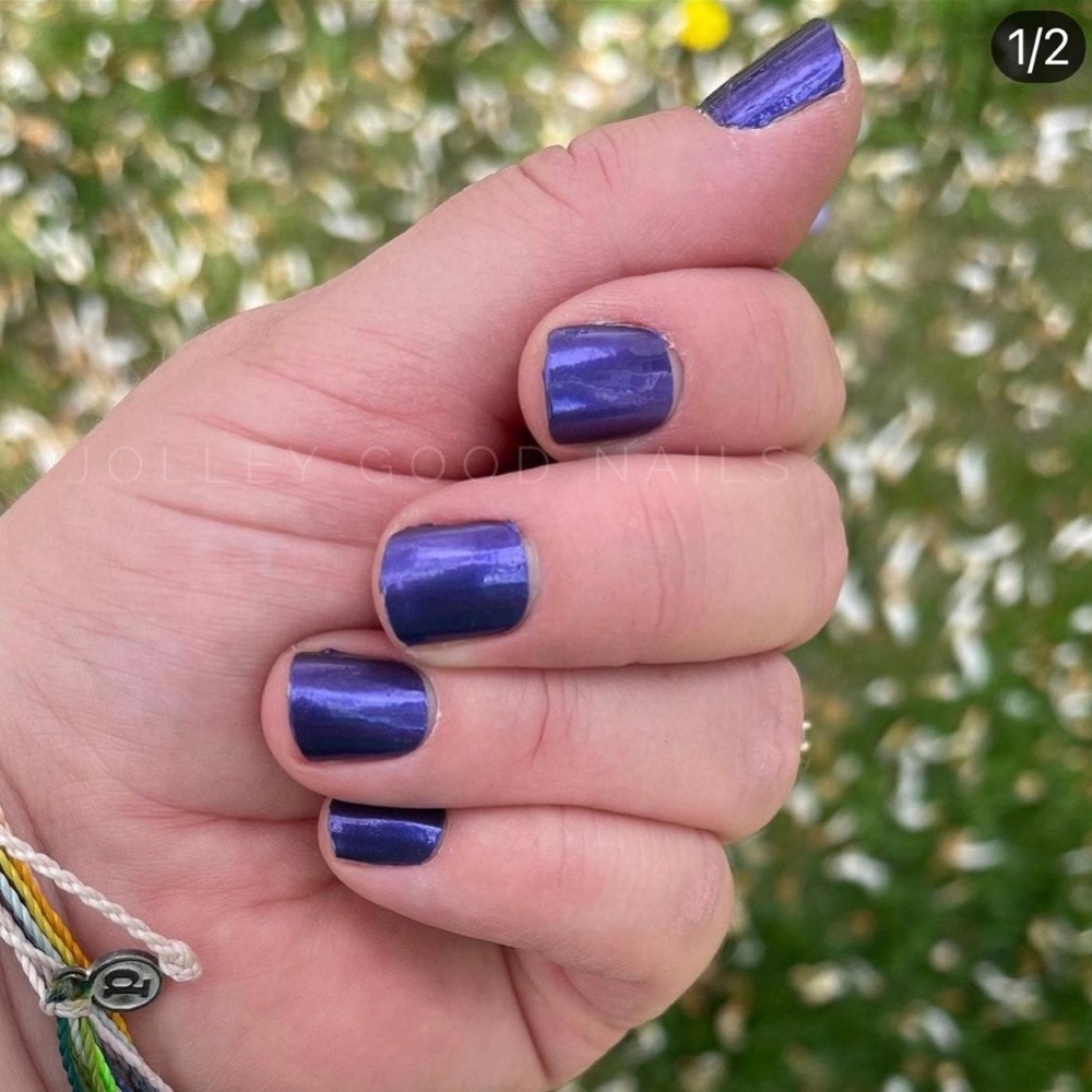*Retired* Color Street: Evening Sky (Pedicure) | Deep Purple Pearl Shimmer - Picture 12 of 15
